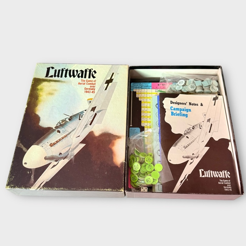 Avalon Hill 1971 Aerial Combat Board Game Complete